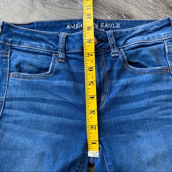 AE American Eagle Super Stretch Jegging 2 Short - Picture 6 of 10